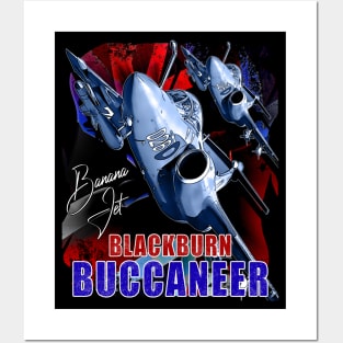 Blackburn Buccaneer British Royal Navy Vintage Attack Aircraft Posters and Art